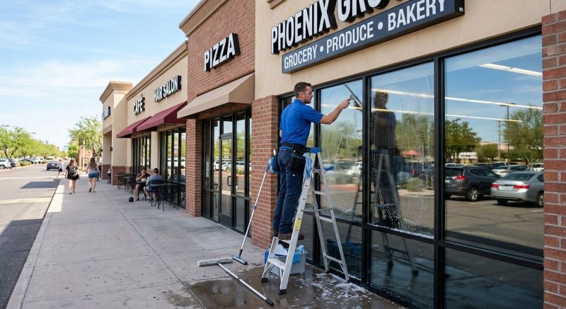 Shopping Mall Window Cleaning in Denver, CO