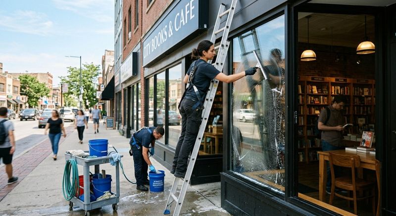 Strip Mall Window Cleaning in Mobile, AL