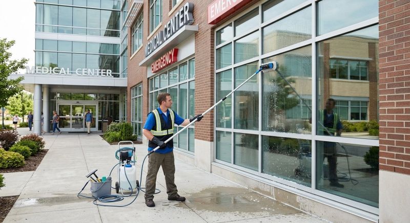 Medical Center Window Cleaning in Mobile, AL