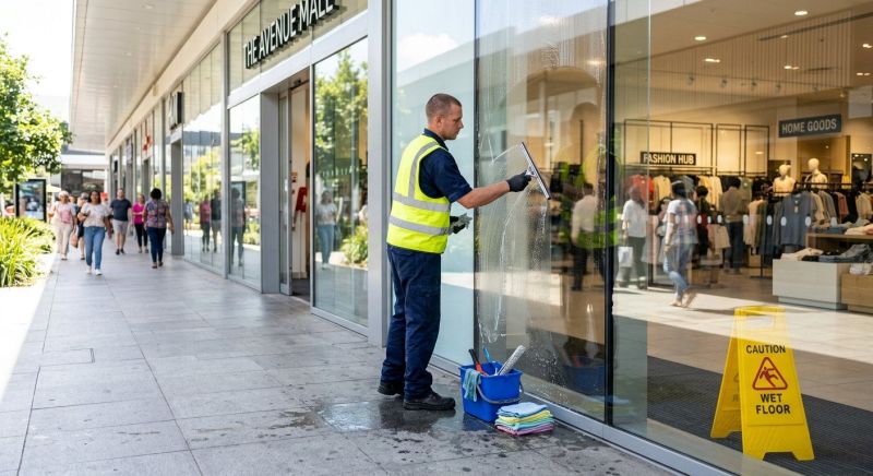 Shopping Mall Window Cleaning in Vancouver, WA