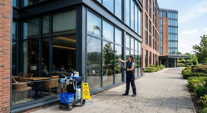 Strip Mall Window Cleaning in Denver, CO