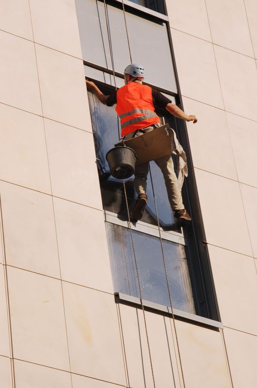 Cleaning Tall Windows